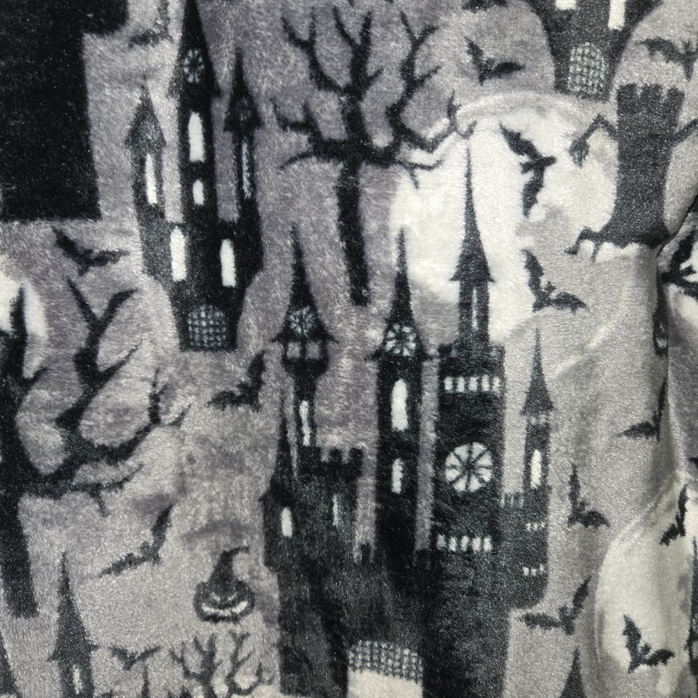 Mystical Castle Halloween Throw Blanket